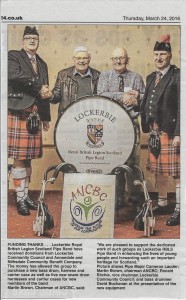 ANCBC Lockerbie Pipe Band
